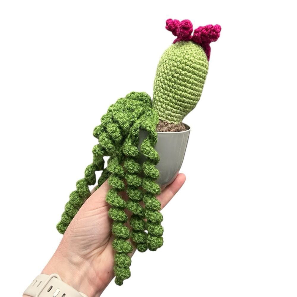 Handmade Crochet Cactus Garden - Adorable Decorative Plants